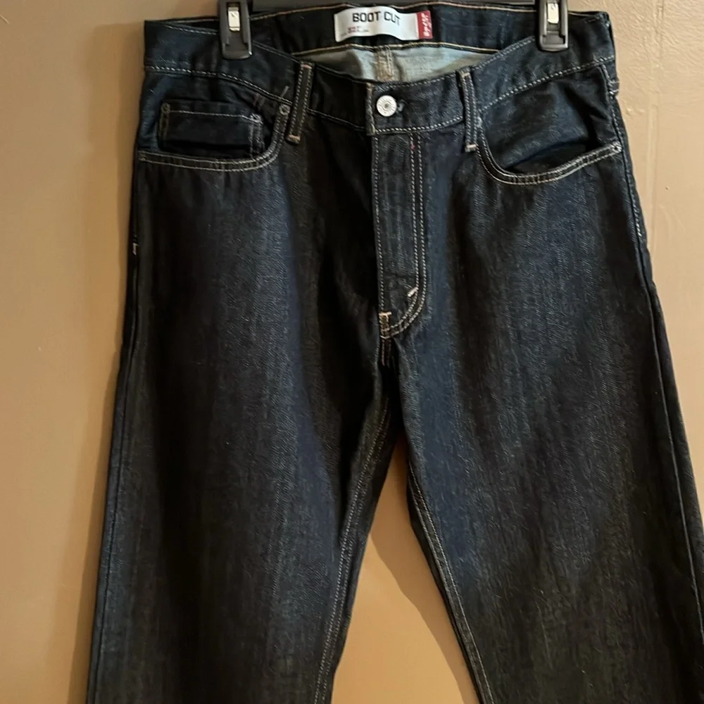 Levi’s Men’s 527 Slim Bootcut Blue Jeans 34 x 36